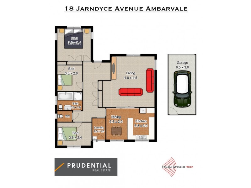18 Jarndyce Avenue, Ambarvale NSW 2560 Floorplan