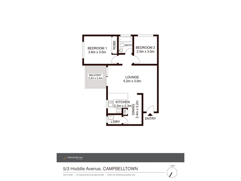 3/5 Hoddle Avenue, Bradbury NSW 2560 Floorplan
