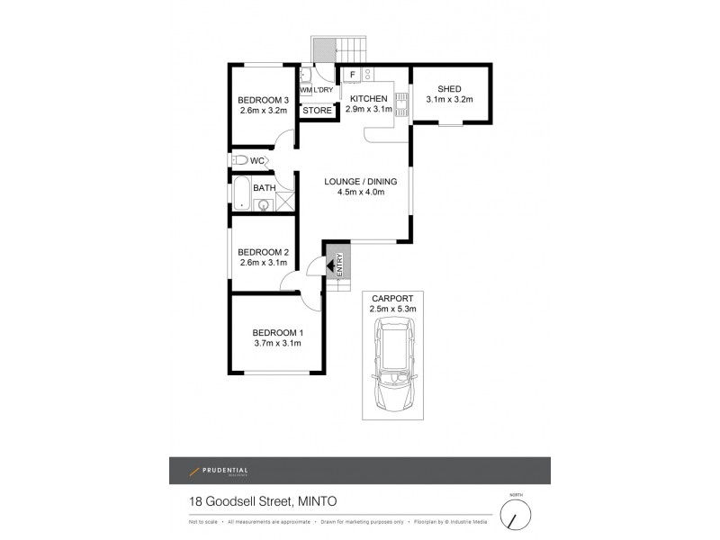 18 Goodsell Street, Minto NSW 2566 Floorplan