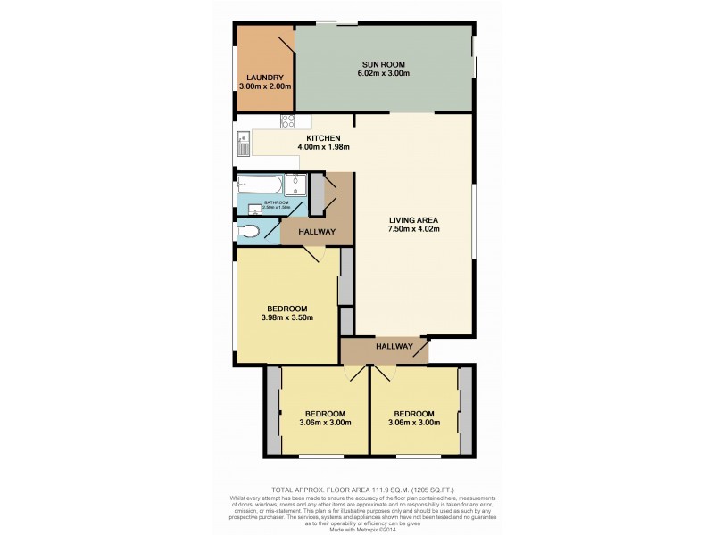 5 Barrie Place, Leumeah NSW 2560 Floorplan