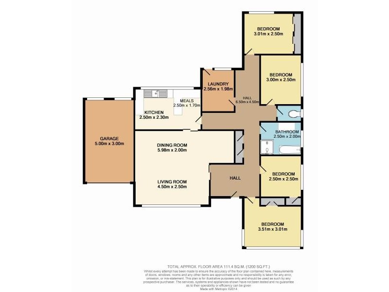 6 Cobb Place, Ambarvale NSW 2560 Floorplan