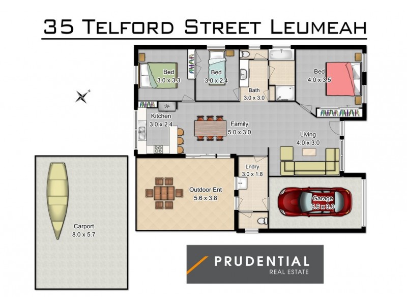 35 Telford Street, Leumeah NSW 2560 Floorplan