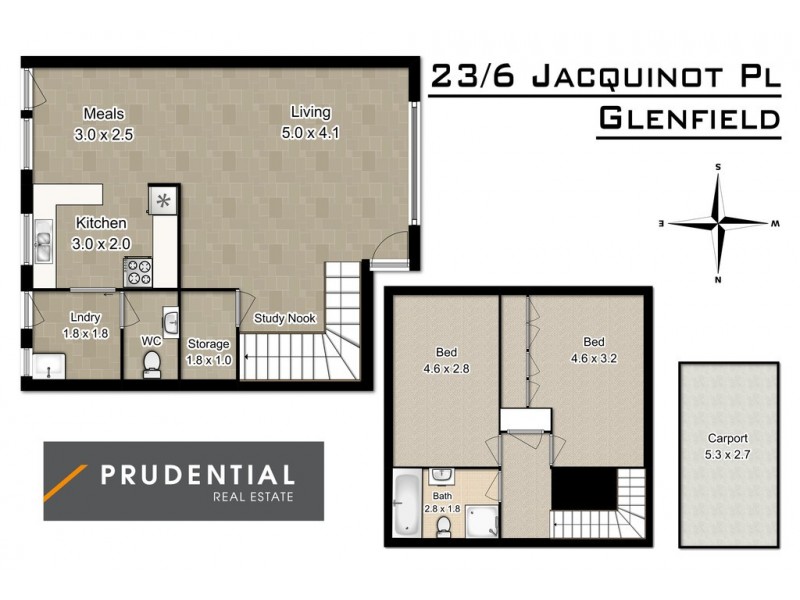 23/6 Jacquinot Place, Glenfield NSW 2167 Floorplan