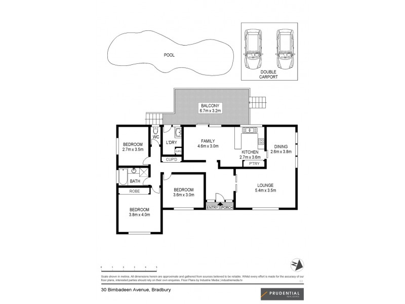 30 Bimbadeen Avenue, Bradbury NSW 2560 Floorplan