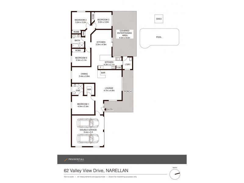 62 Valley View Drive, Narellan NSW 2567 Floorplan