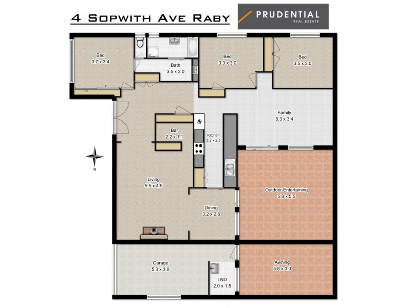 4 Sopwith Avenue, Raby NSW 2566 Floorplan