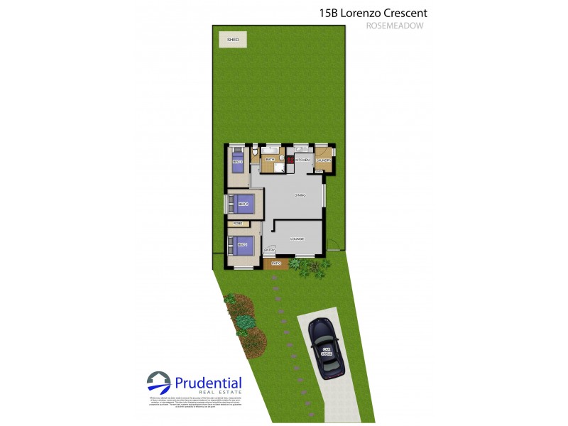 15B Lorenzo Crescent, Rosemeadow NSW 2560 Floorplan