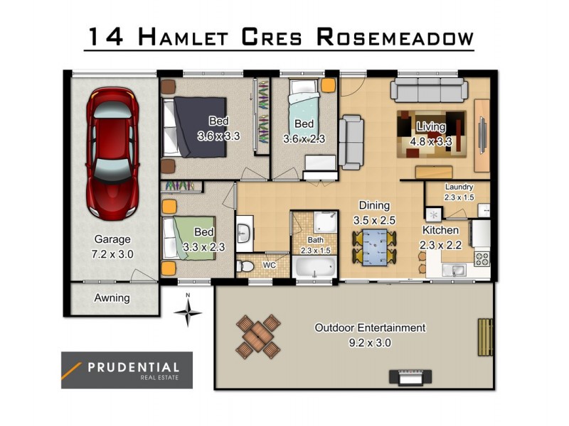 14 Hamlet Crescent, Rosemeadow NSW 2560