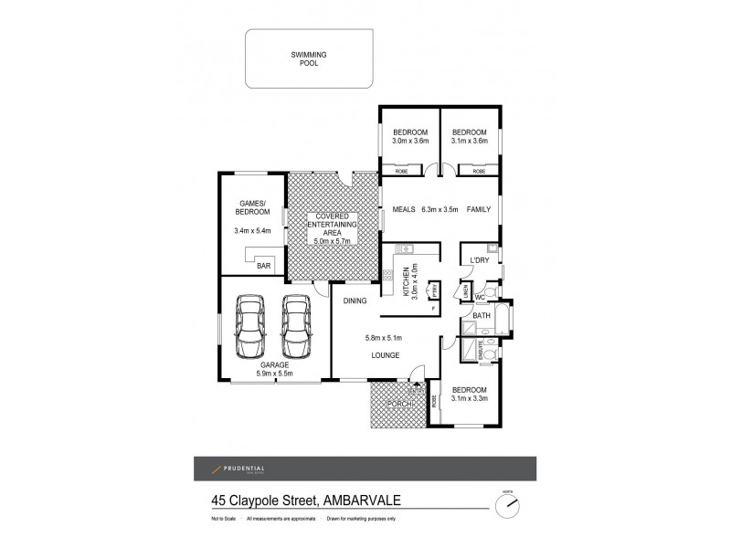 45 Claypole Street, Ambarvale NSW 2560 Floorplan