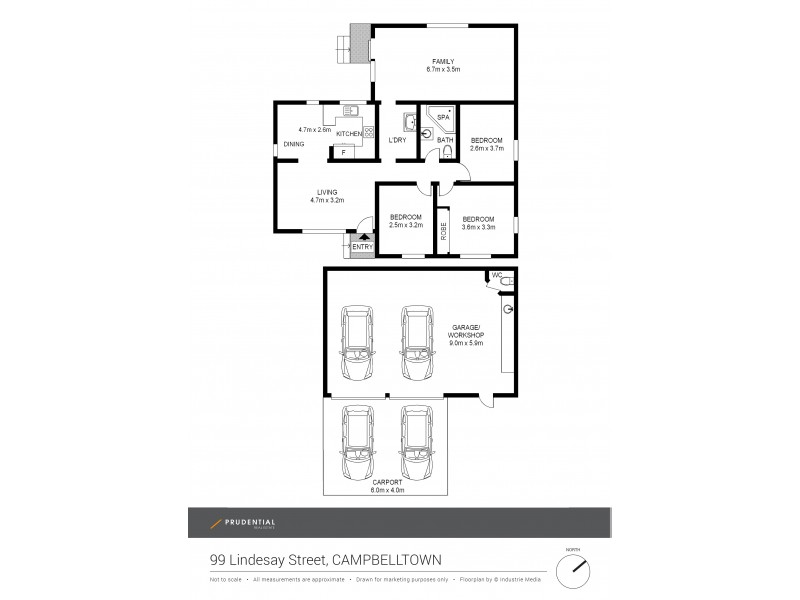 99 Lindesay Street, Campbelltown NSW 2560 Floorplan