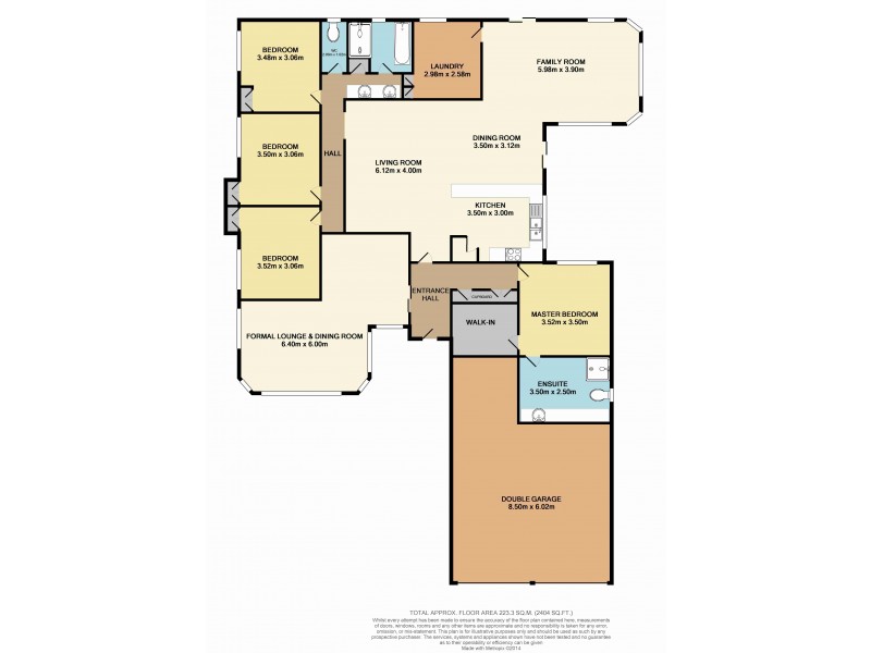5 Denbigh Place, Harrington Park NSW 2567 Floorplan