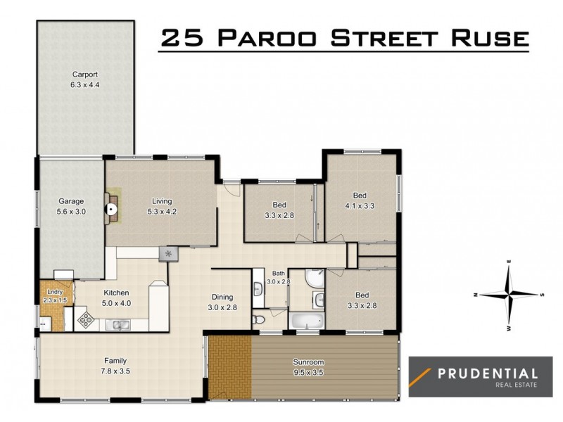 25 Paroo Street, Ruse NSW 2560 Floorplan