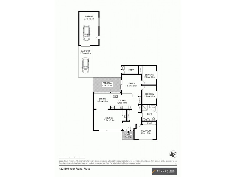 122 Bellinger Road, Ruse NSW 2560 Floorplan