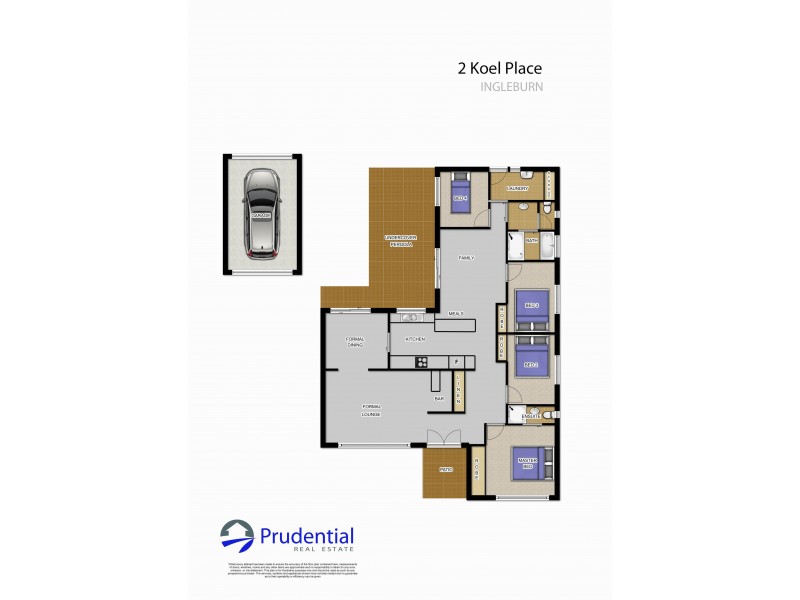 2 Koel Place, Ingleburn NSW 2565 Floorplan
