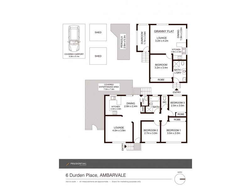 6 and 6A Durden Place, Ambarvale NSW 2560 Floorplan