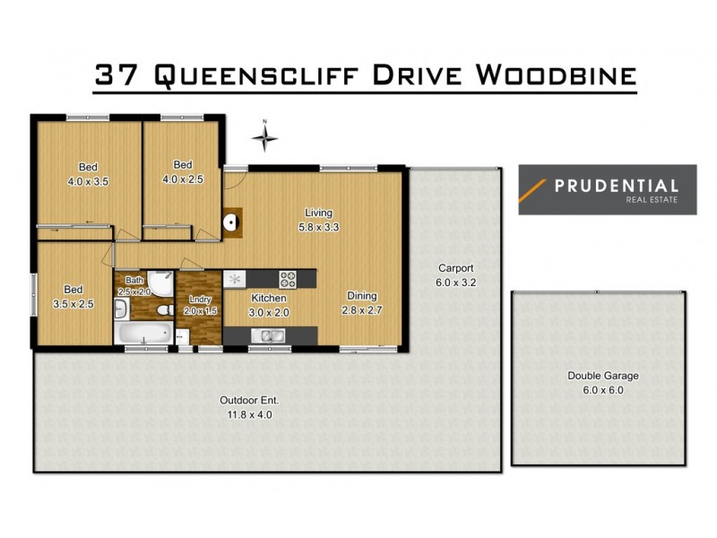 37 Queenscliff Drive, Woodbine NSW 2560 Floorplan