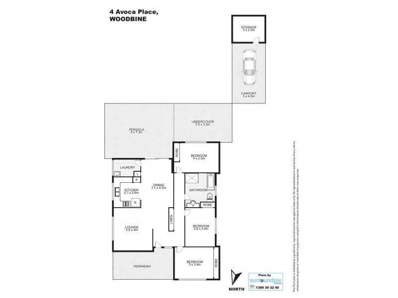 4 Avoca Place, Woodbine NSW 2560 Floorplan