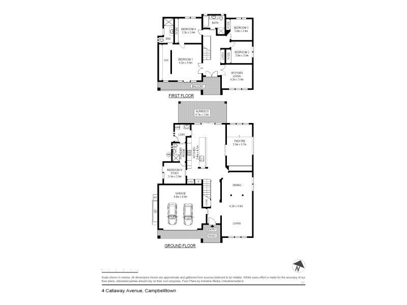 4 Callaway Avenue, Campbelltown NSW 2560 Floorplan
