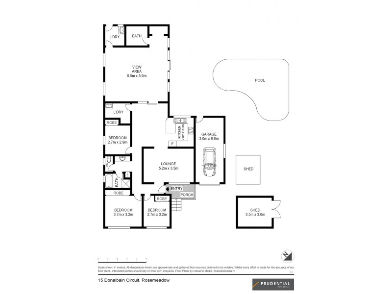 15 Donalbain Circuit, Rosemeadow NSW 2560 Floorplan