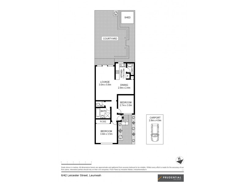 6/42 Leicester Street, Leumeah NSW 2560 Floorplan