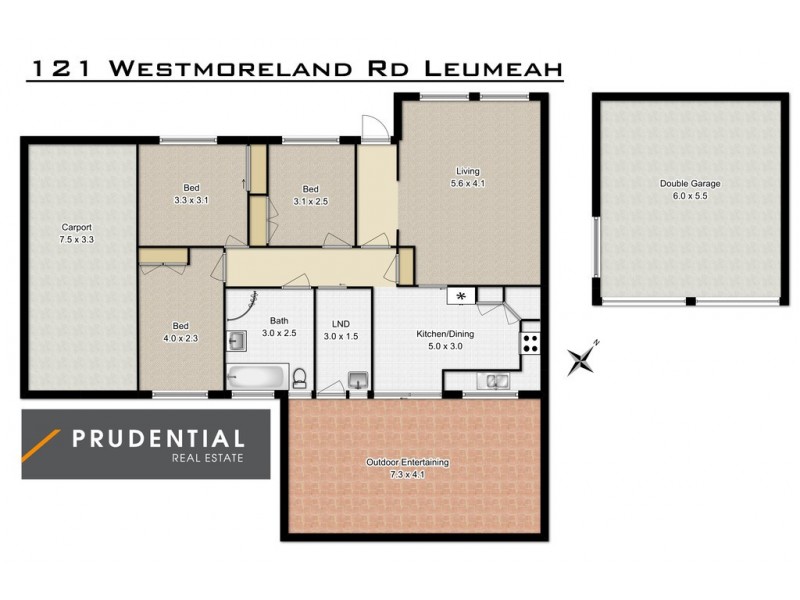 121 Westmoreland Road, Leumeah NSW 2560 Floorplan