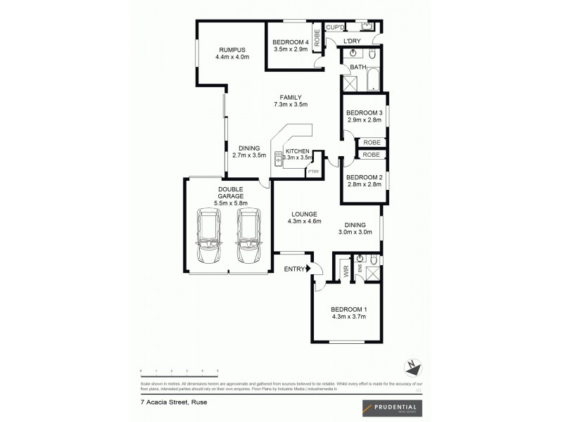 7 Acacia Avenue, Ruse NSW 2560 Floorplan