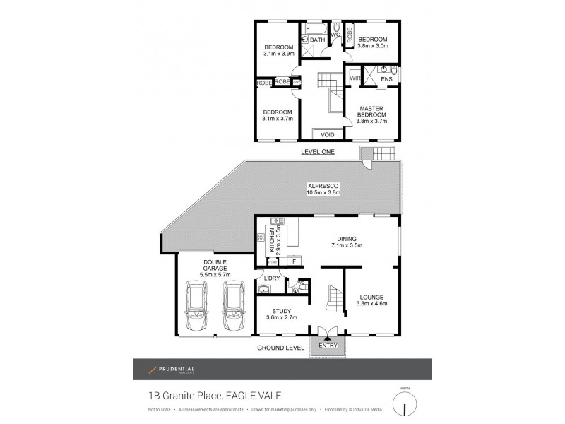 1B Granite Place, Eagle Vale NSW 2558 Floorplan