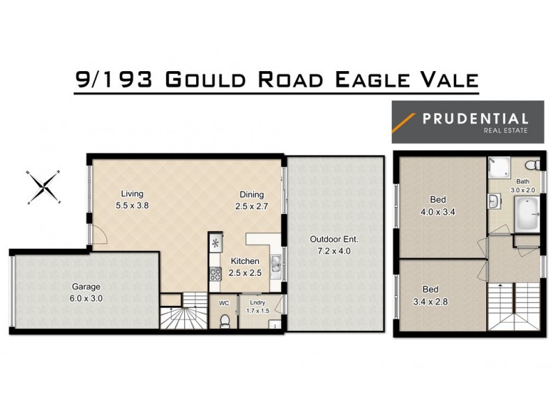 9/193 Gould Road, Eagle Vale NSW 2558 Floorplan