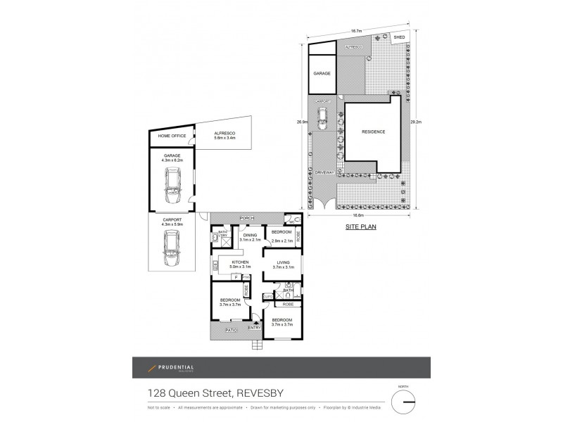 128 Queen Street, Revesby NSW 2212 Floorplan