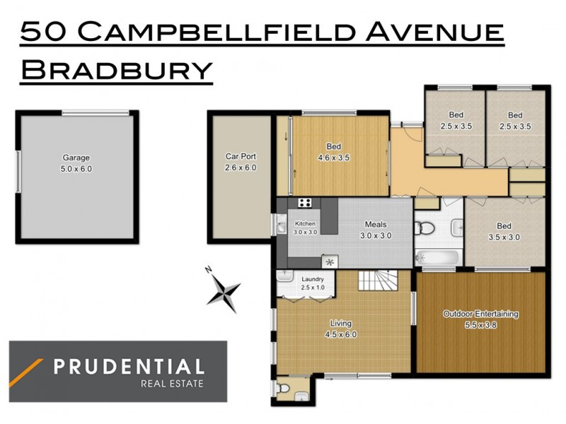 50 Campbellfield Avenue, Bradbury NSW 2560 Floorplan