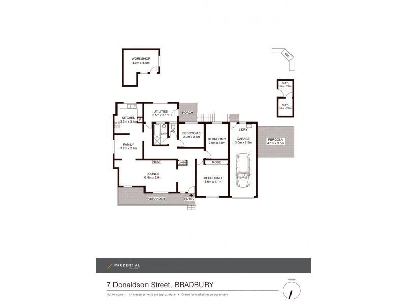 7 Donaldson Street, Bradbury NSW 2560 Floorplan