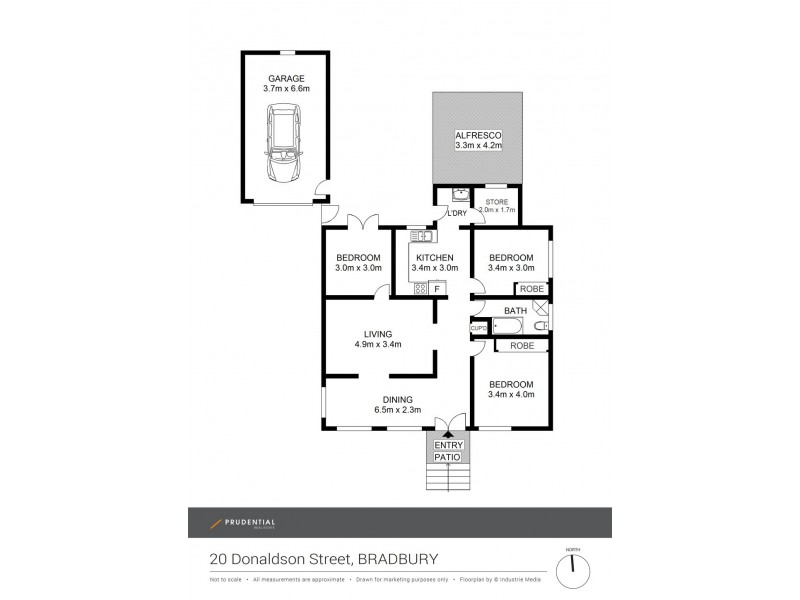 20 Donaldson Street, Bradbury NSW 2560 Floorplan