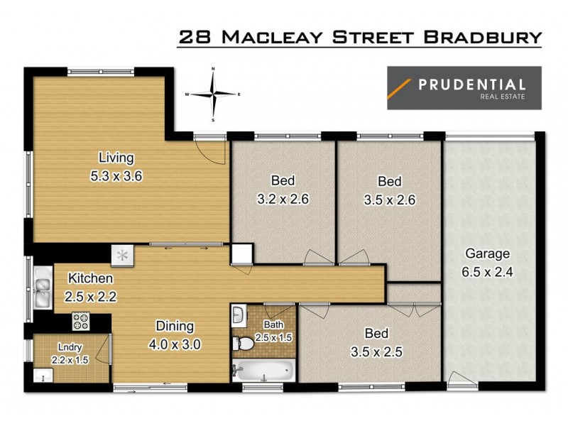 28 Macleay Street, Bradbury NSW 2560 Floorplan