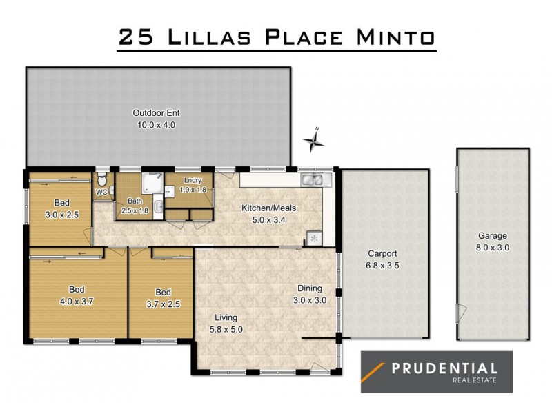 25 Lillas Place, Minto NSW 2566 Floorplan