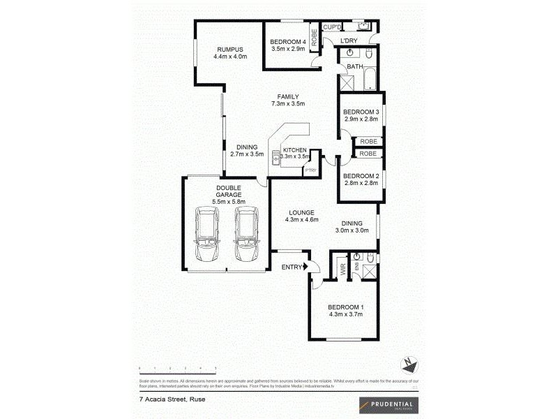 7 Acacia Avenue, Ruse NSW 2560 Floorplan