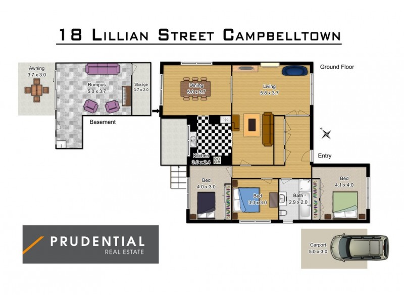 18 Lillian Street, Campbelltown NSW 2560 Floorplan