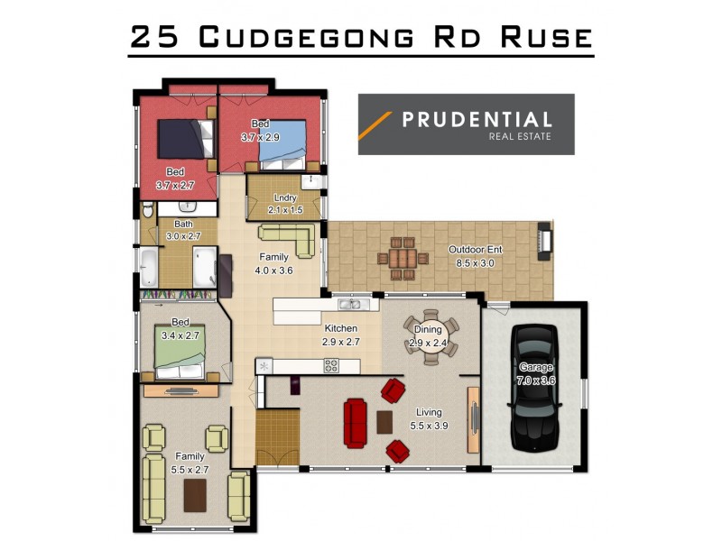25 Cudgegong Road, Ruse NSW 2560 Floorplan
