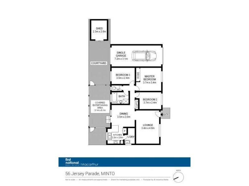 56 Jersey Parade, Minto NSW 2566 Floorplan