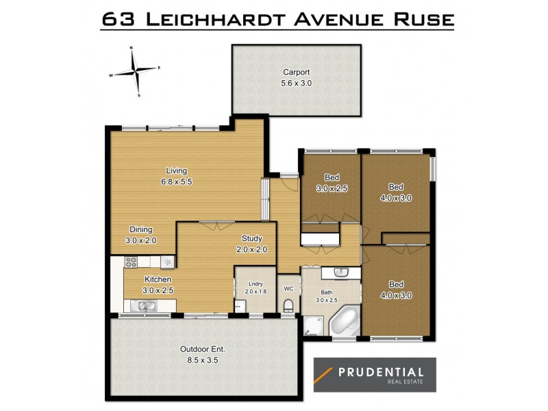 63 Leichhardt Street, Ruse NSW 2560 Floorplan