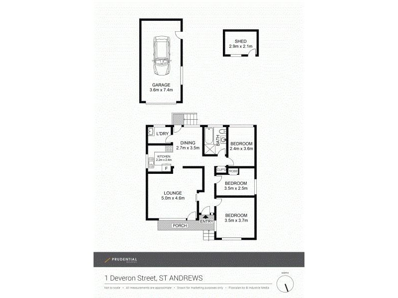 1 Deveron Place, St Andrews NSW 2566 Floorplan