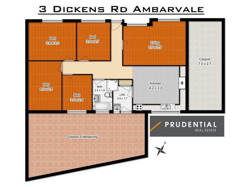 3 Dickens Road, Ambarvale NSW 2560 Floorplan
