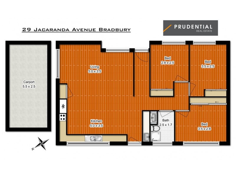 29 Jacaranda Avenue, Bradbury NSW 2560 Floorplan