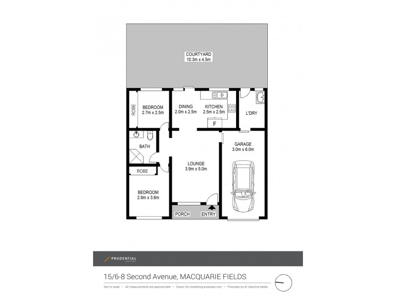 15/6-8 Second Avenue, Macquarie Fields NSW 2564 Floorplan
