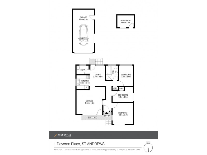 1 Deveron Place, St Andrews NSW 2566 Floorplan