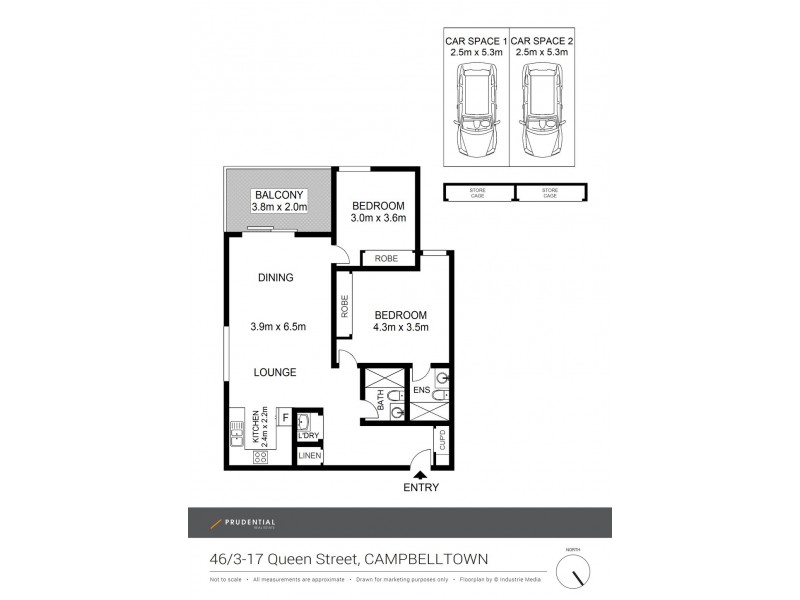 46/3-17 Queen Street, Campbelltown NSW 2560 Floorplan