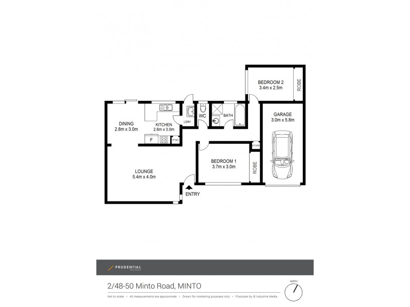 2/48-50 Minto Road, Minto NSW 2566 Floorplan