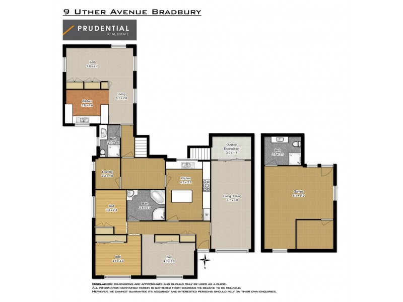 9 Uther Avenue, Bradbury NSW 2560 Floorplan