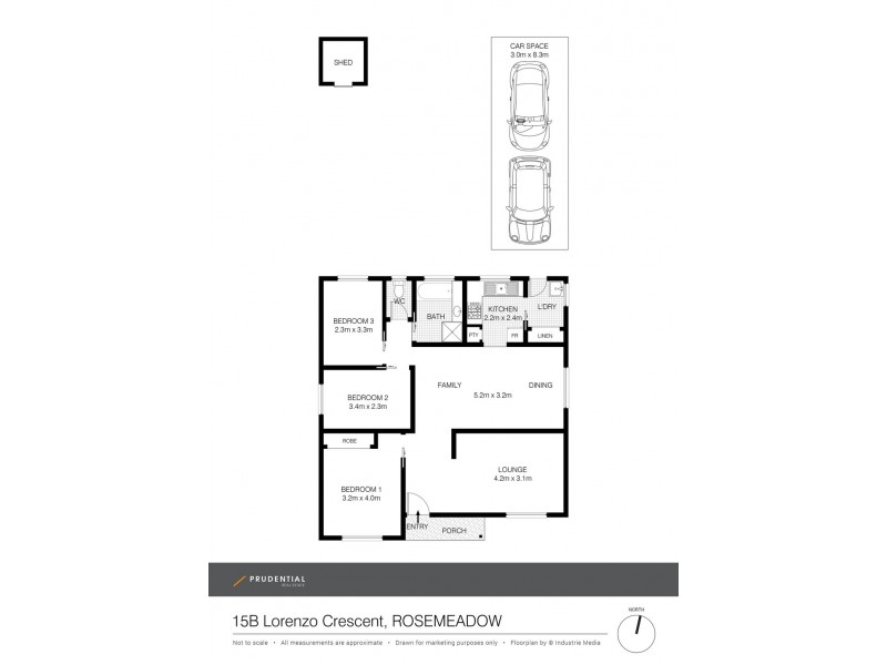 15 Lorenzo Crescent, Rosemeadow NSW 2560 Floorplan