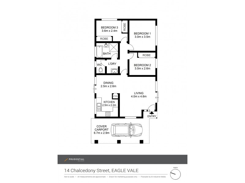 14 Chalcedony Street, Eagle Vale NSW 2558 Floorplan