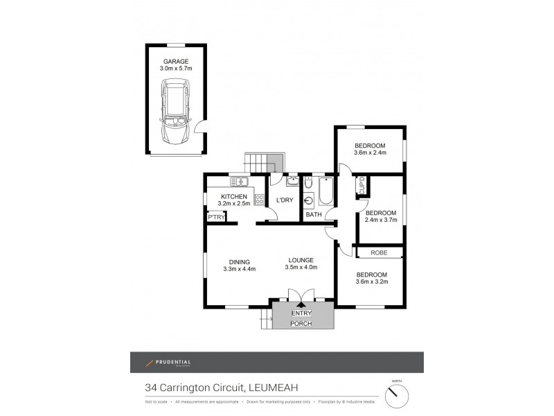 34 Carrington Circuit, Leumeah NSW 2560 Floorplan